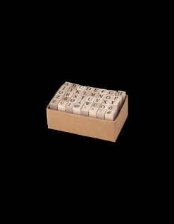 Hot Søstrene Grene Schweiz Alphabet-Stempel Aus Holz Nature