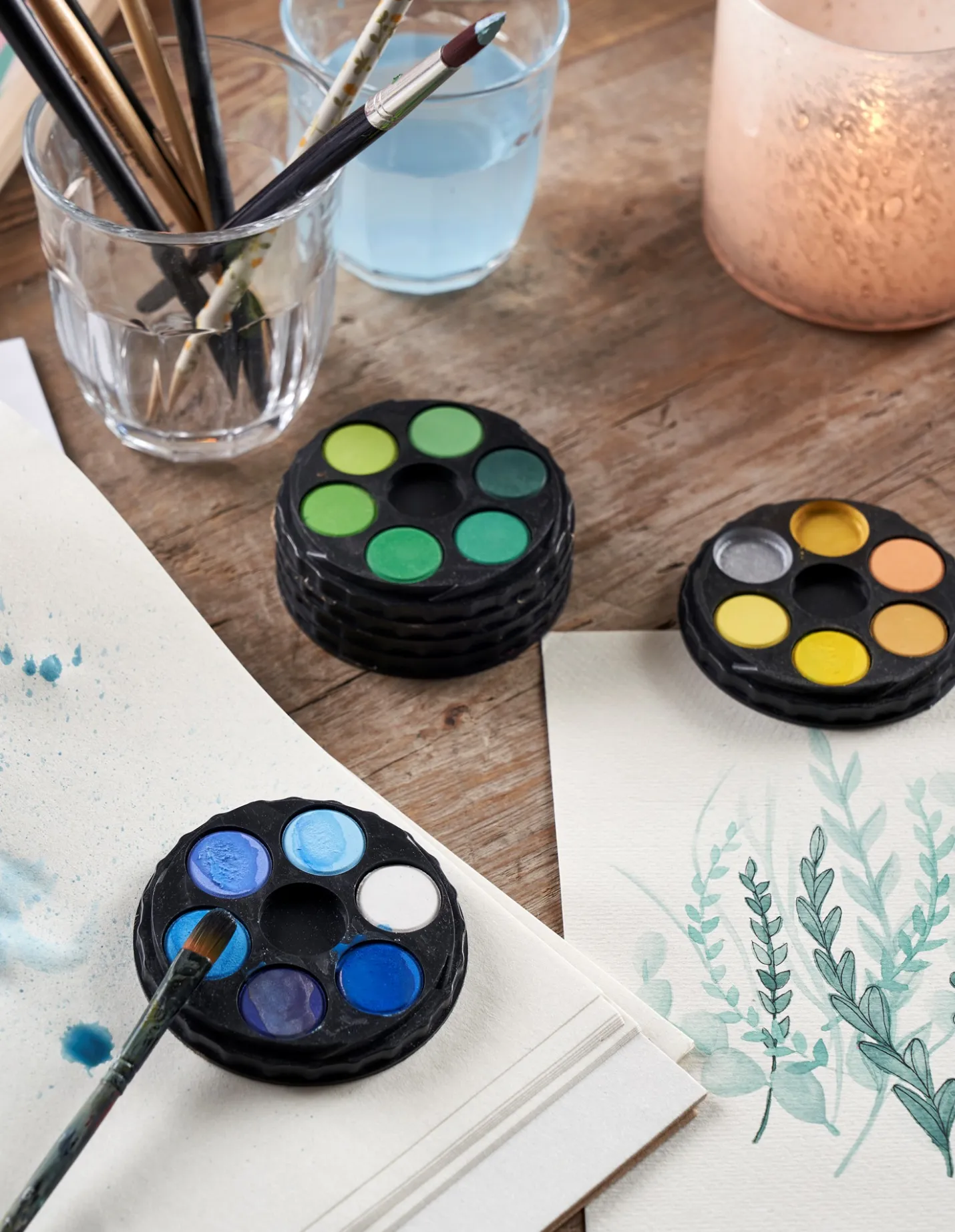 Outlet Søstrene Grene Schweiz Aquarellfarben Multi