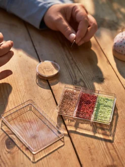 New Søstrene Grene Schweiz Aufbewahrungsbox Mit Fächern Clear