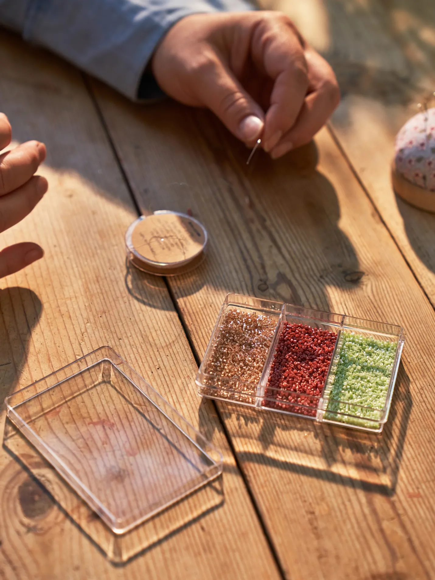 New Søstrene Grene Schweiz Aufbewahrungsbox Mit Fächern Clear