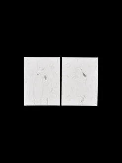 New Søstrene Grene Schweiz Bedruckte Leinwand White
