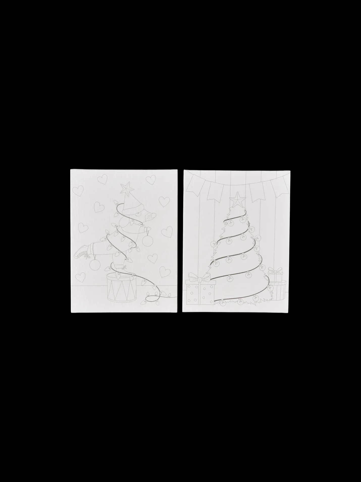 Discount Søstrene Grene Schweiz Bedruckte Leinwand White