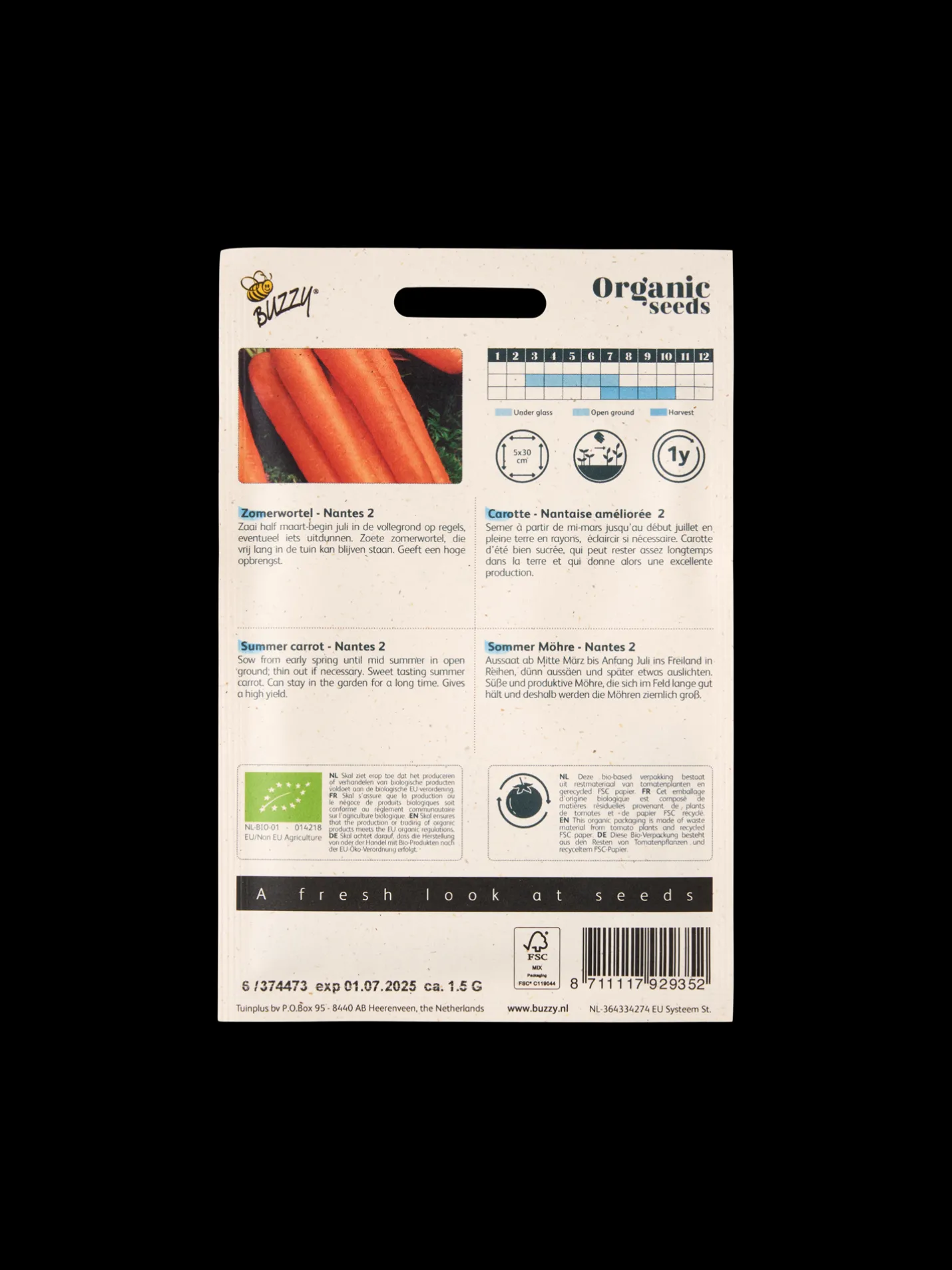 Clearance Søstrene Grene Schweiz Buzzy® Bio-Karotte Nantes 2 Multi