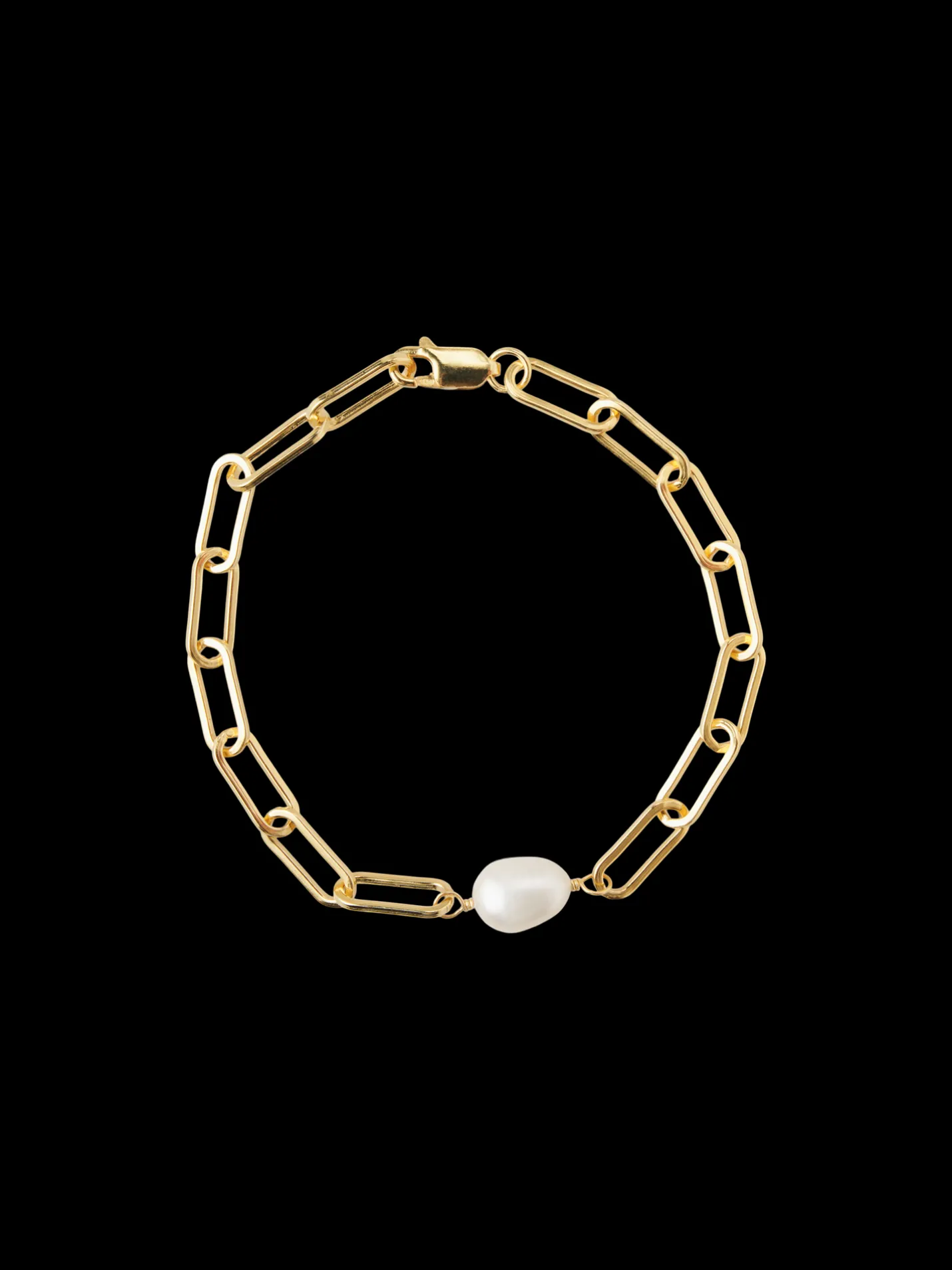Hot Søstrene Grene Schweiz Chunky Perlenarmband Gold