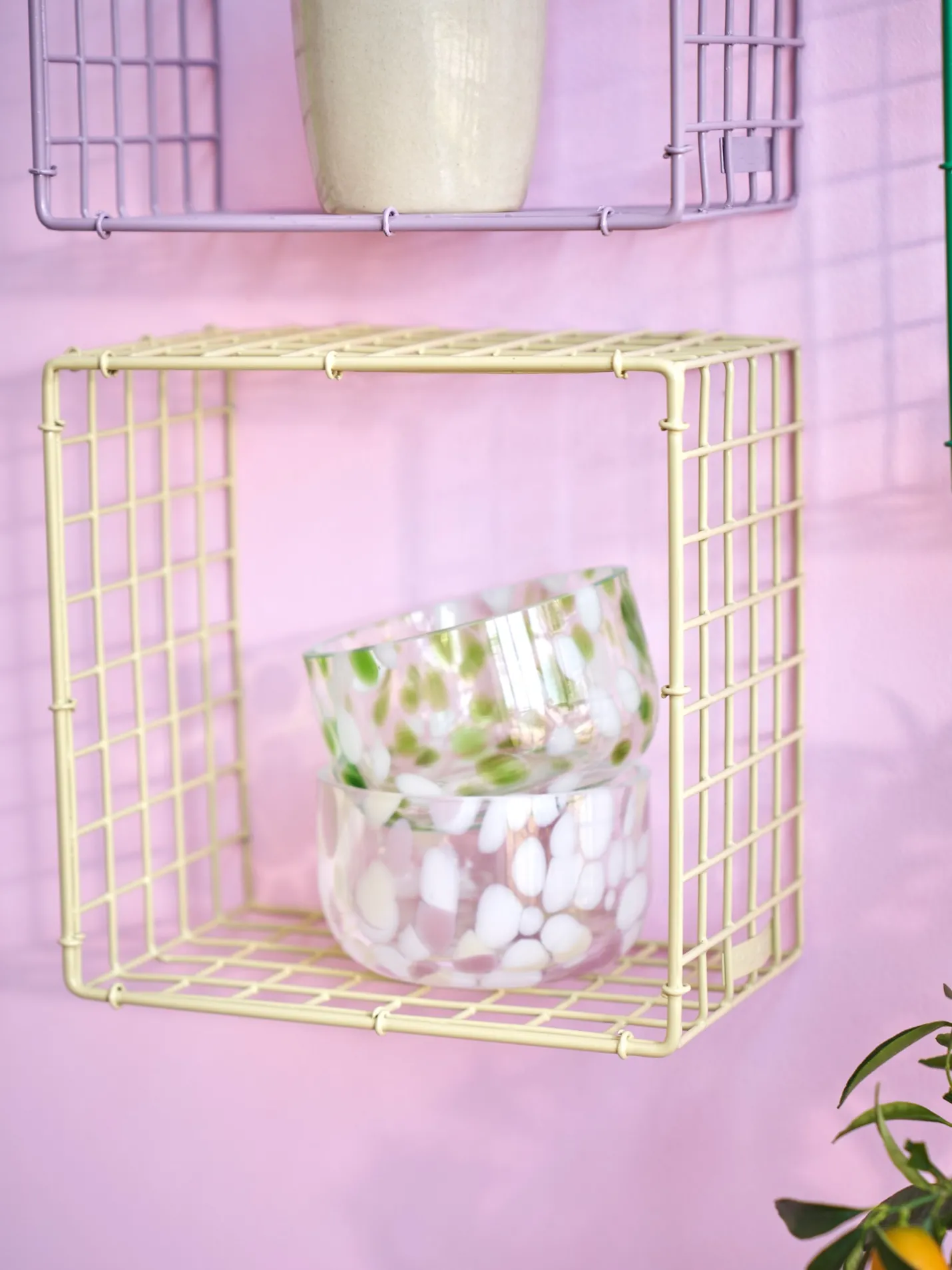 Best Søstrene Grene Schweiz CUBE Wandregal Camel