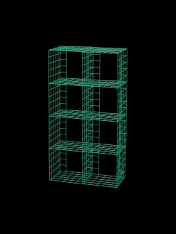 Sale Søstrene Grene Schweiz CUP RACK Wandregal Green