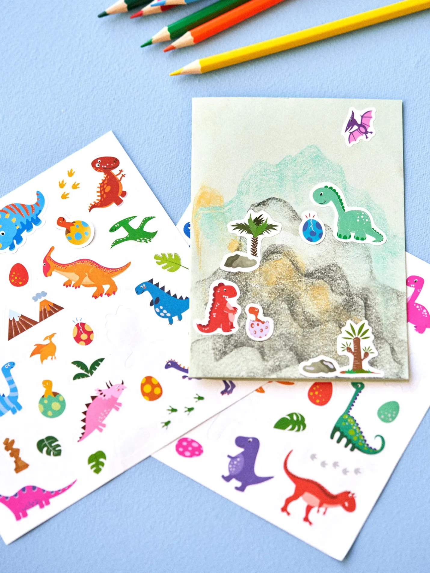 Søstrene Grene Schweiz Dino-Aufkleber Multi
