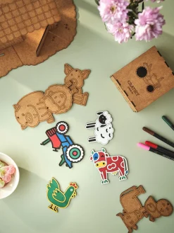 Hot Søstrene Grene Schweiz DIY-Set Animal Friends Brown