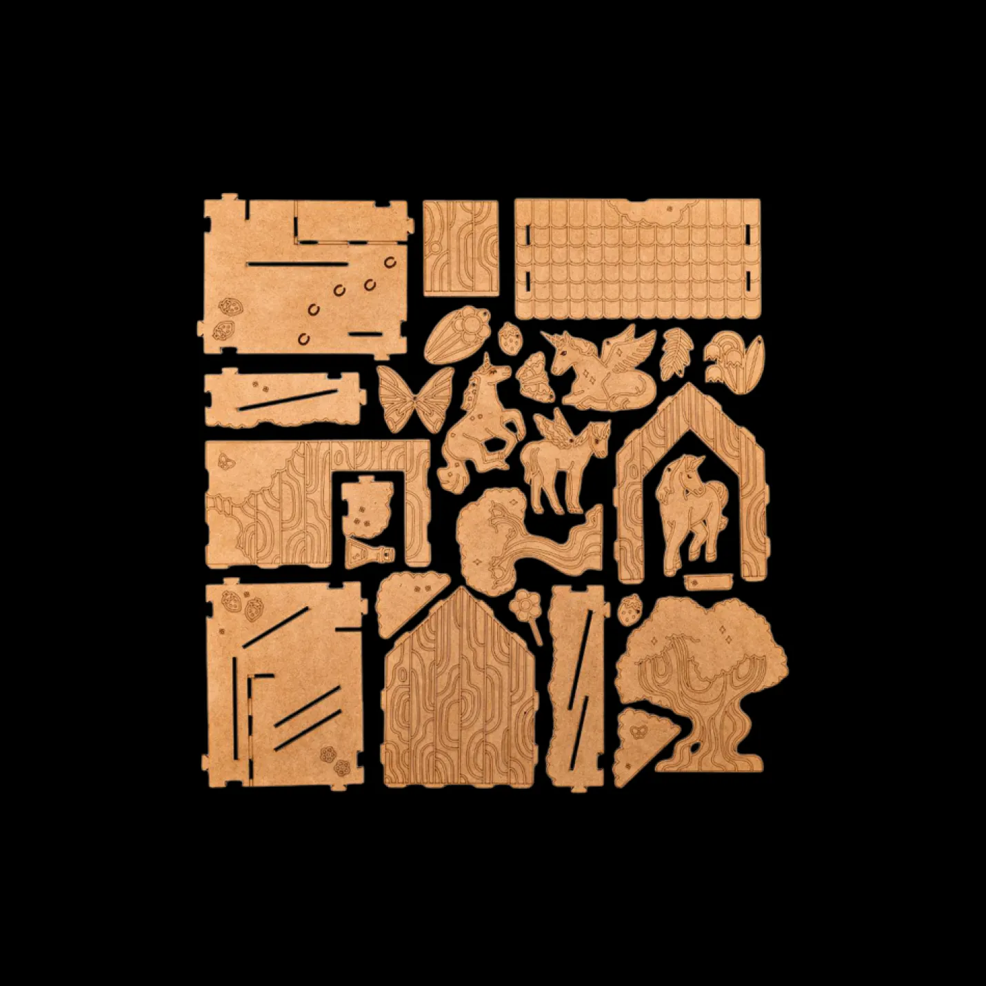 Discount Søstrene Grene Schweiz DIY-Set Magic Forest Brown