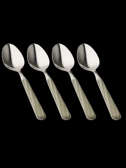 New Søstrene Grene Schweiz Esslöffel-Set Texture Legno Milky Green