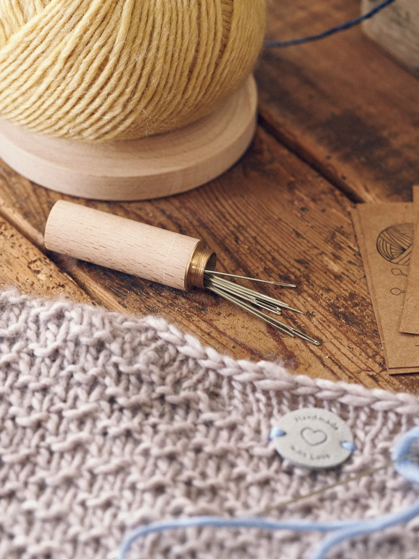 Clearance Søstrene Grene Schweiz Etui Mit Nadeln Light Nature