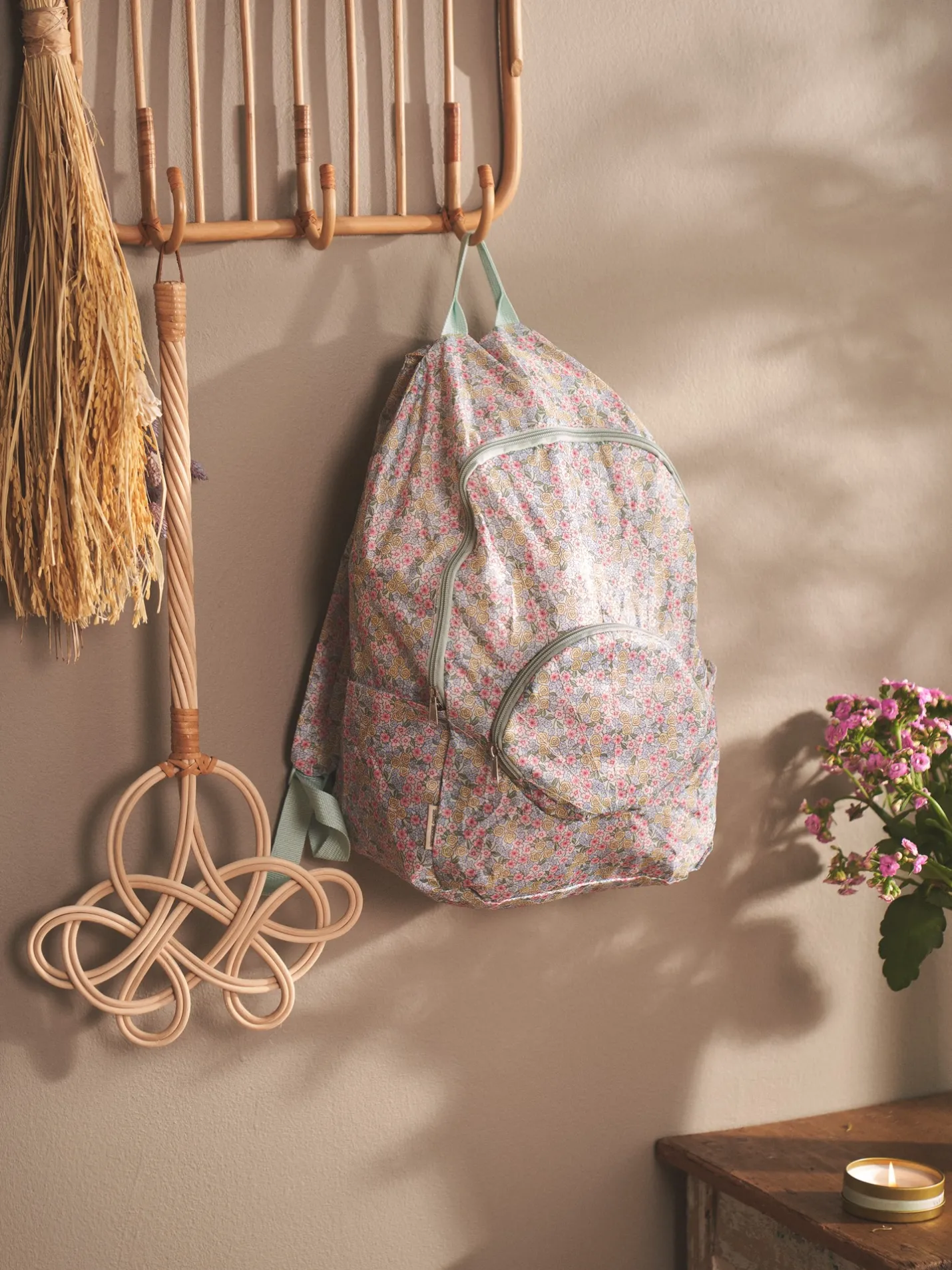 Clearance Søstrene Grene Schweiz Faltbarer Rucksack Coral