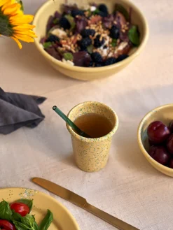 Hot Søstrene Grene Schweiz Flow Fest Becher - Gelb Lemon