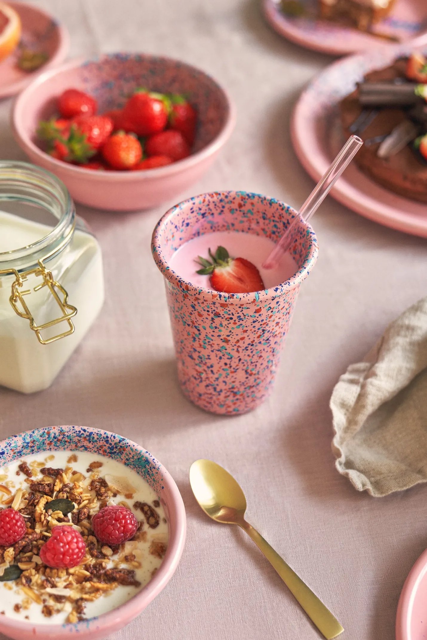 Hot Søstrene Grene Schweiz Flow Fest Becher - Pink Rose