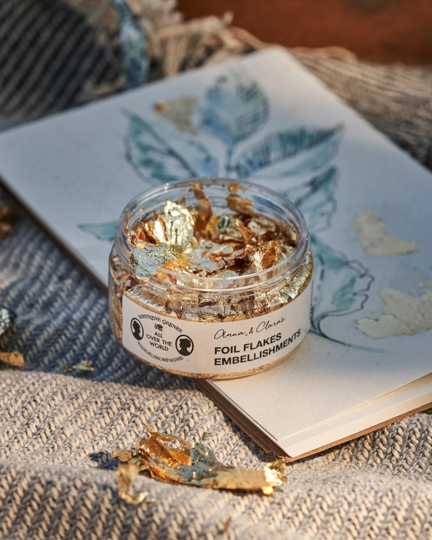 Discount Søstrene Grene Schweiz Folienflocken Gold