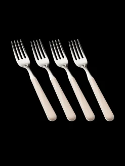 Outlet Søstrene Grene Schweiz Gabel-Set Texture Legno Off White