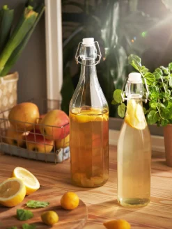 Discount Søstrene Grene Schweiz Glasflasche 1 L Clear