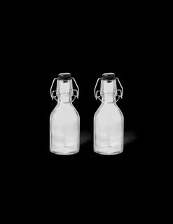 Sale Søstrene Grene Schweiz Glasflaschen Mit Verschluss 140 Ml 2er-Pack Clear
