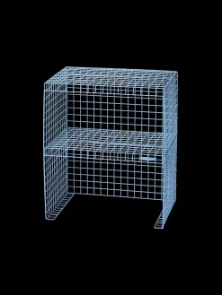 New Søstrene Grene Schweiz GRID SIDE TABLE Beistelltisch Smokey Blue