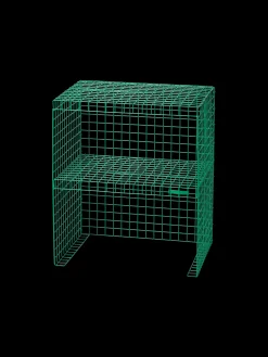 Discount Søstrene Grene Schweiz GRID SIDE TABLE Beistelltisch Green