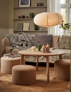 Hot Søstrene Grene Schweiz Hocker Mit Teddy-Stoff