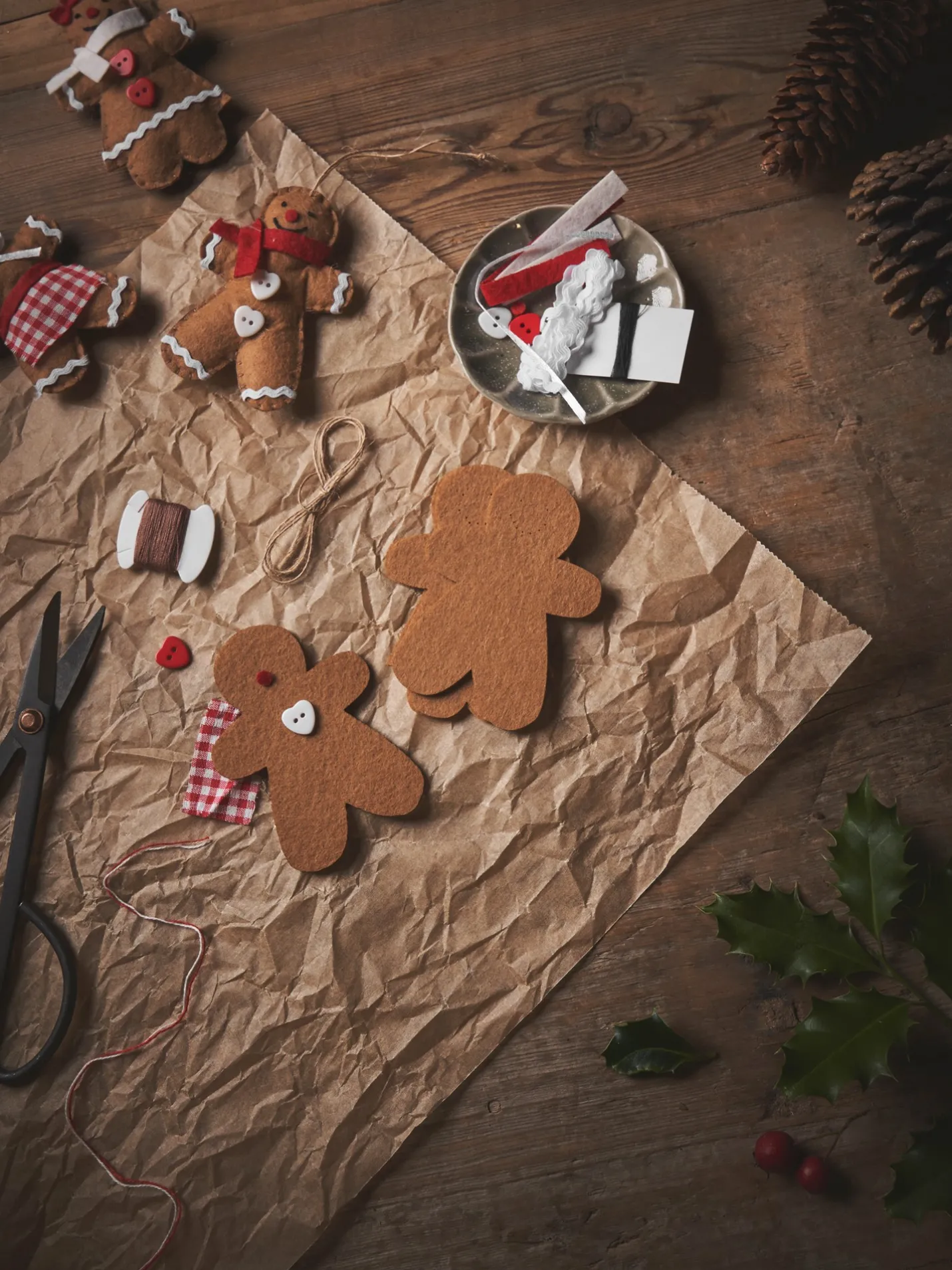 Online Søstrene Grene Schweiz Lebkuchenpuppen DIY-Set Brown