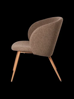 Outlet Søstrene Grene Schweiz Loungesessel Mit Bouclé-Stoff Brown