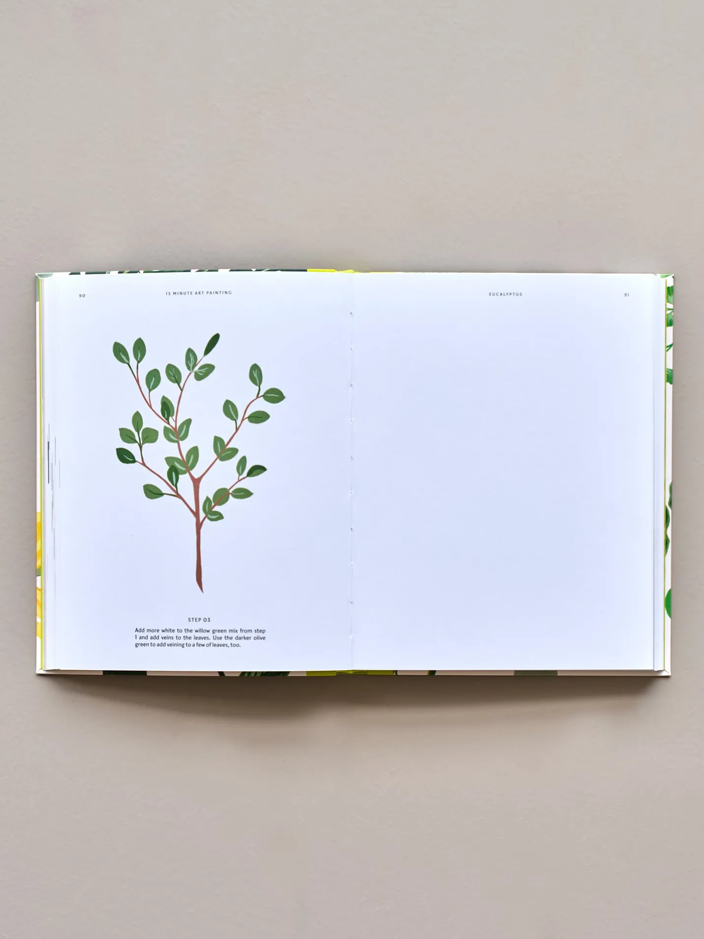 Clearance Søstrene Grene Schweiz 15-Minute Art Painting Forest Green