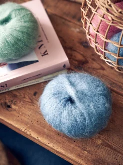Clearance Søstrene Grene Schweiz Mohair-Nylon-Garn Petrol