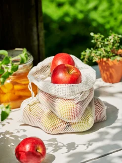 Clearance Søstrene Grene Schweiz Netztasche Off White