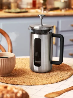 Online Søstrene Grene Schweiz Pisa French Press 1 L Silver Grey