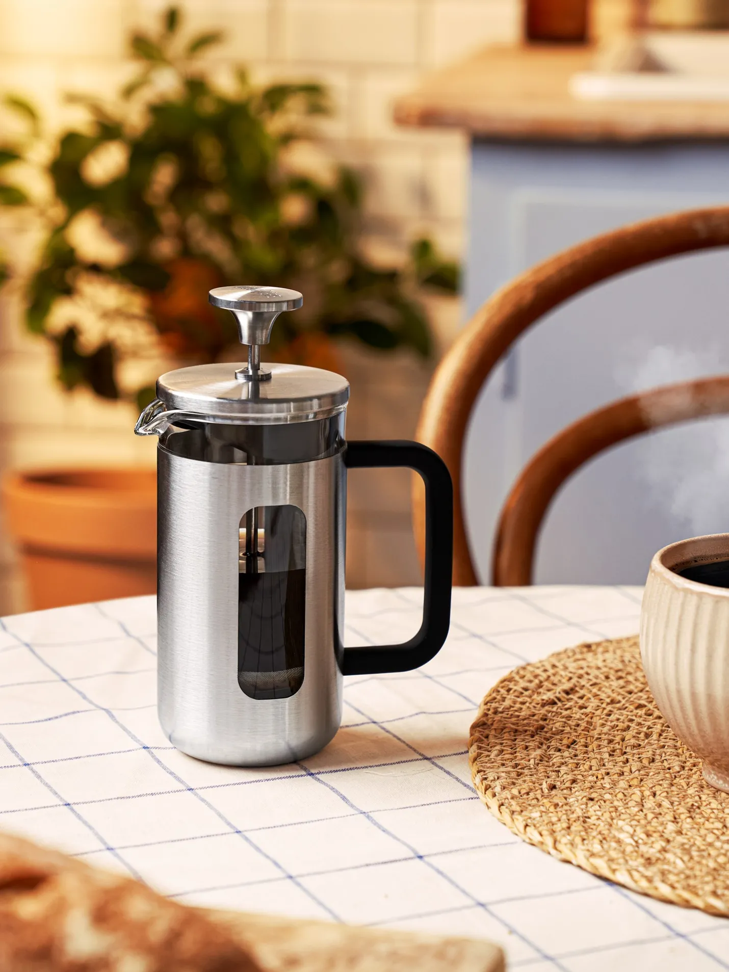 Hot Søstrene Grene Schweiz Pisa French Press 350 Ml Silver Grey