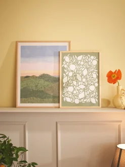 Clearance Søstrene Grene Schweiz Poster A3 Moss Green