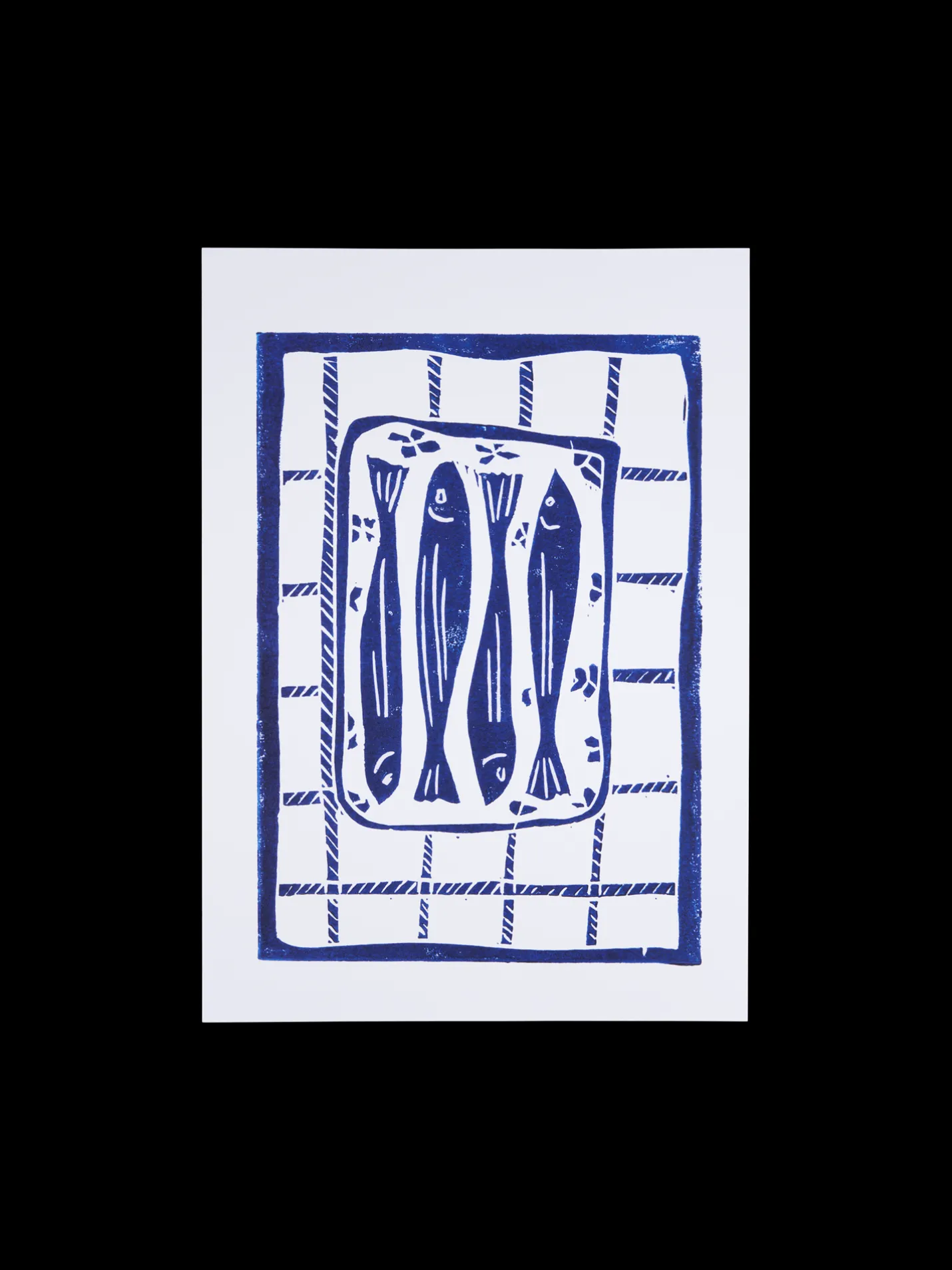 Online Søstrene Grene Schweiz Poster A3 Electric Blue