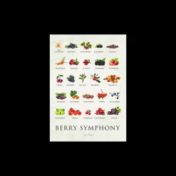 Best Søstrene Grene Schweiz Poster Berry Symphony 50 X 70 Multi