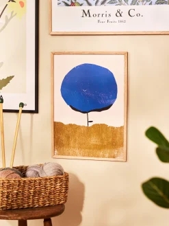 Sale Søstrene Grene Schweiz Poster Blue Flower A3 Sand