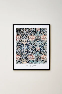 Clearance Søstrene Grene Schweiz Poster Blue Flowers 40 X 50 Milky Blue