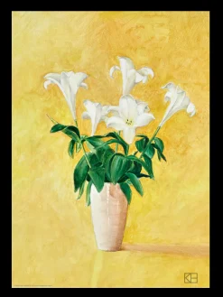 Clearance Søstrene Grene Schweiz Poster Lilien In Vase 50 X 70 Multi