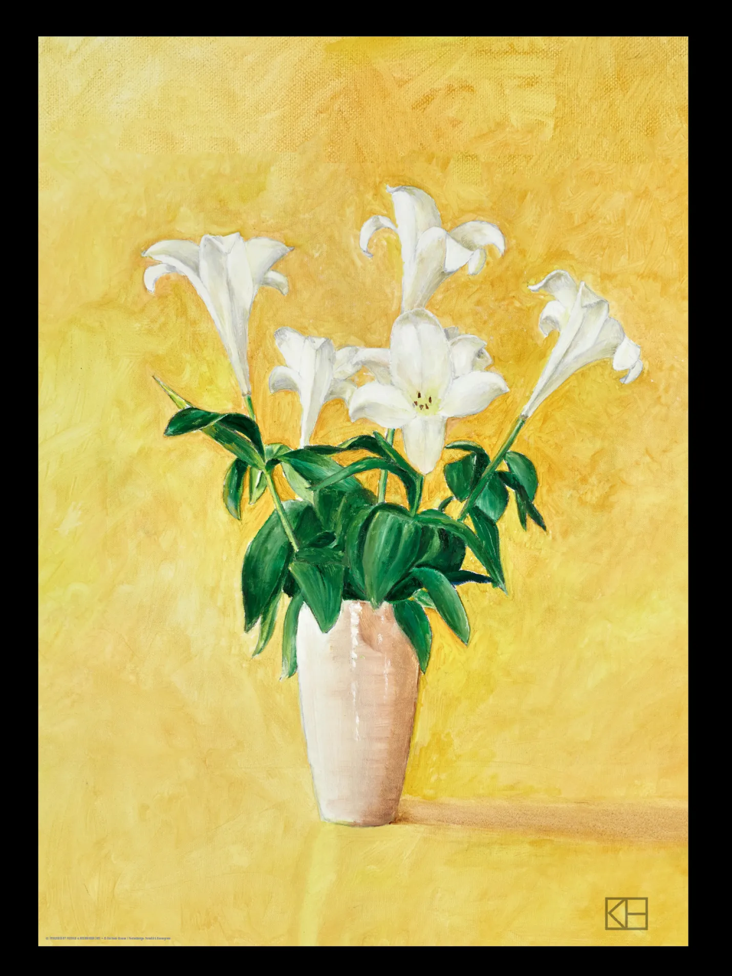 Clearance Søstrene Grene Schweiz Poster Lilien In Vase 50 X 70 Multi