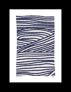 Outlet Søstrene Grene Schweiz Poster Merge 50 X 70 Azure Blue