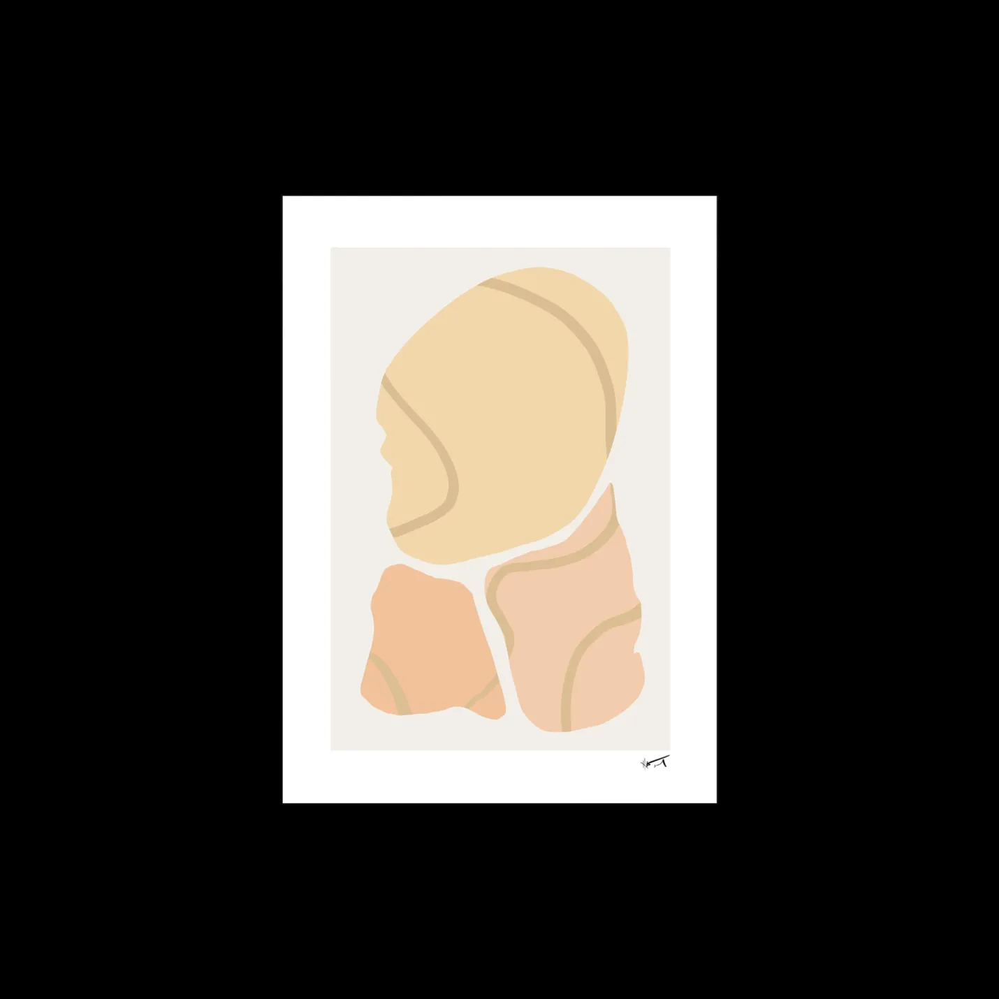 New Søstrene Grene Schweiz Poster Trois Morceaux A3 Multi