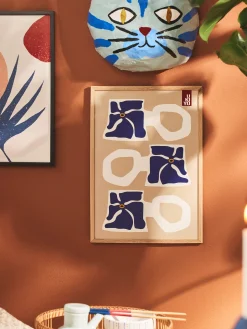 Hot Søstrene Grene Schweiz Poster Ukiyo Mug Blue A3 Off White