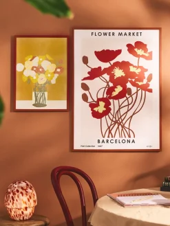 Sale Søstrene Grene Schweiz Poster Vase Of Flowers A3 Camel