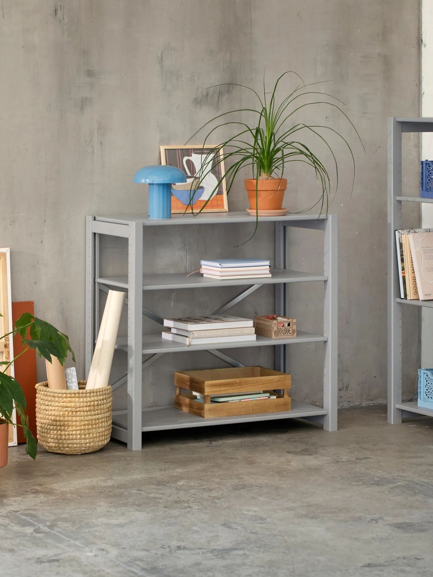 Online Søstrene Grene Schweiz Regal Silver Grey