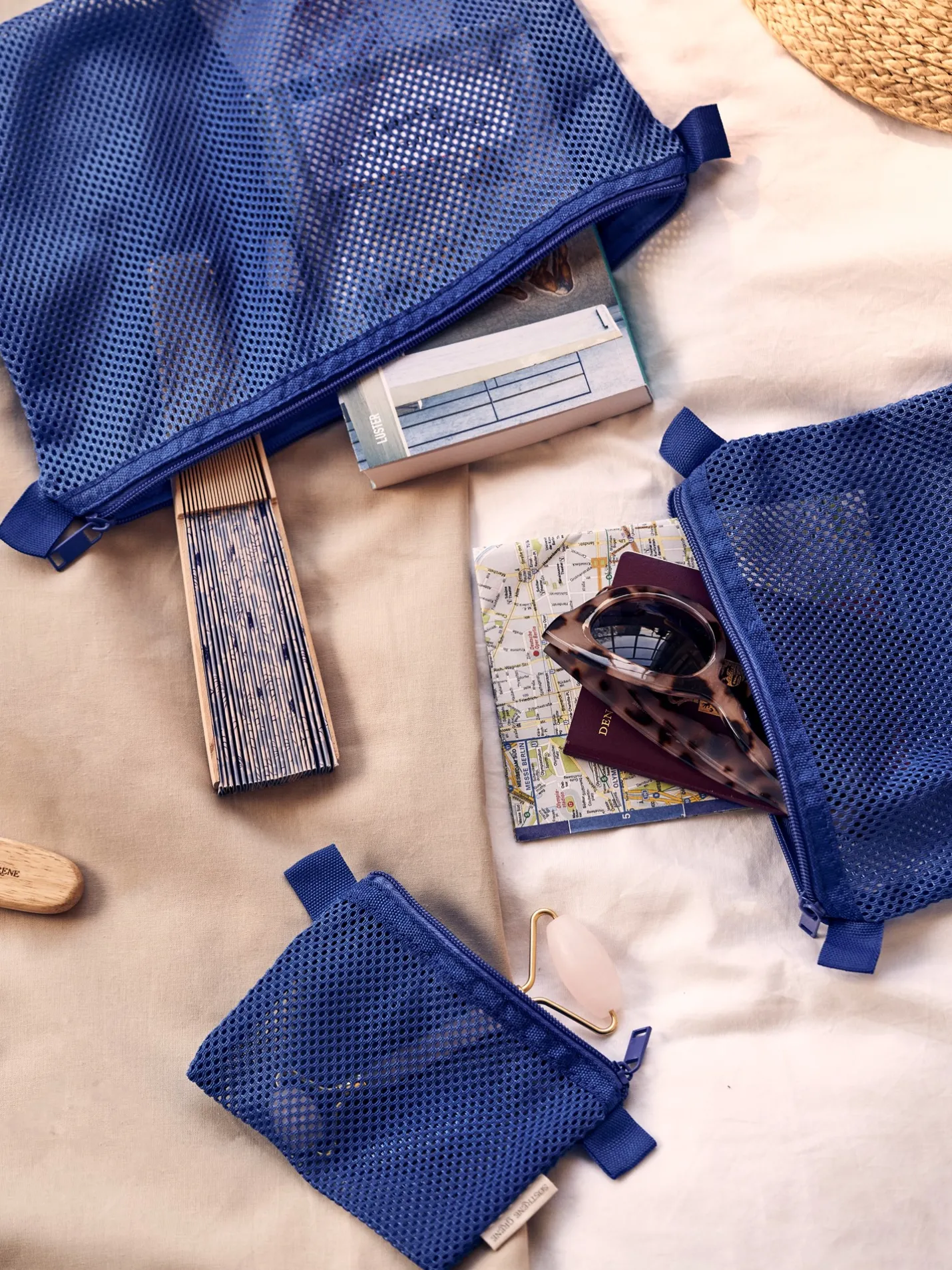 Søstrene Grene Schweiz Reisetaschen-Set Blue