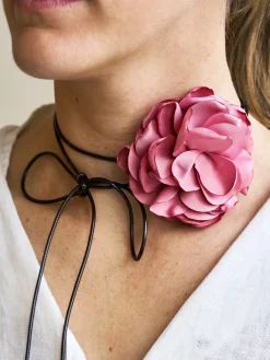 New Søstrene Grene Schweiz Rosen-Choker Cherry Red