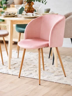 Outlet Søstrene Grene Schweiz Samtstuhl Dark Rose