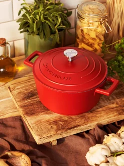 Outlet Søstrene Grene Schweiz Schmortopf Mit Deckel 2,5 L Tomato Red
