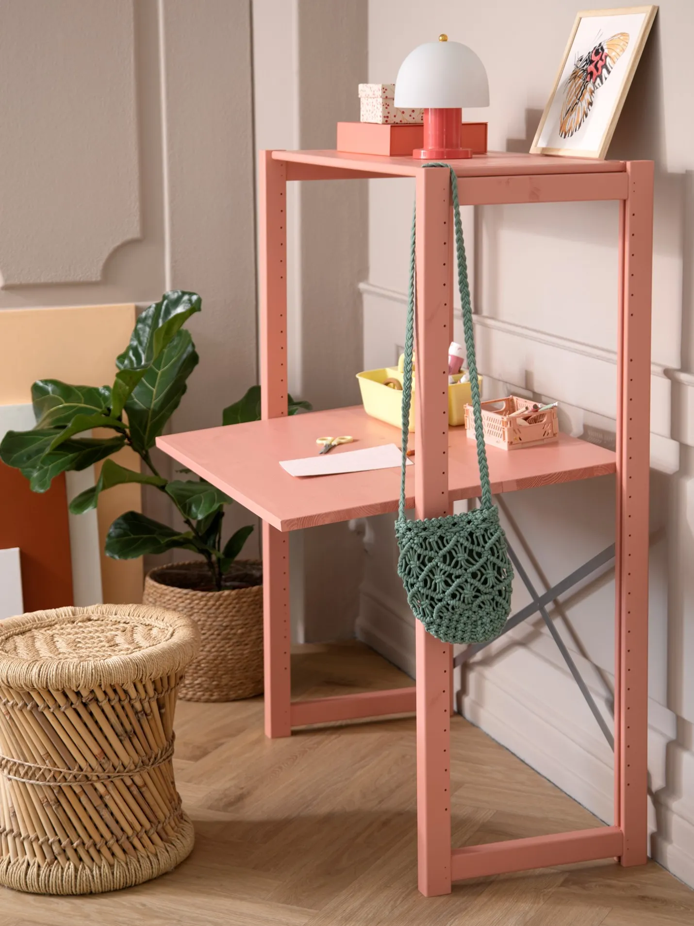 New Søstrene Grene Schweiz Schreibtisch Peach