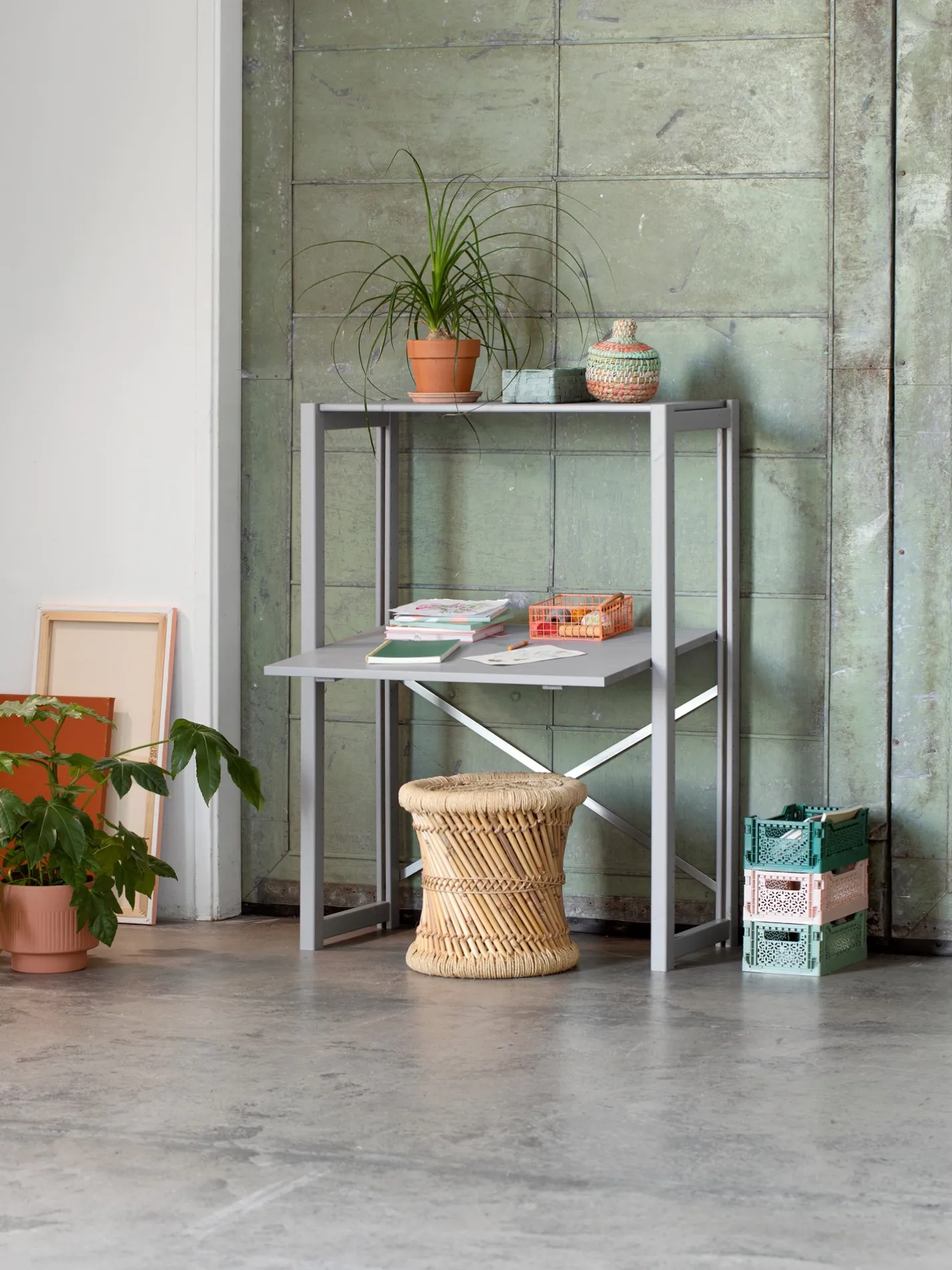 Søstrene Grene Schweiz Schreibtisch Silver Grey